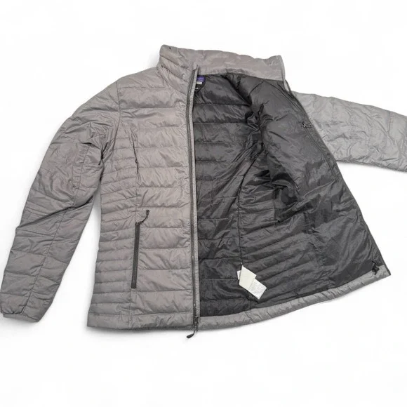 Patagonia Down Sweater Puffer‎ Jacket Womens XS Gray Lightweight Warm